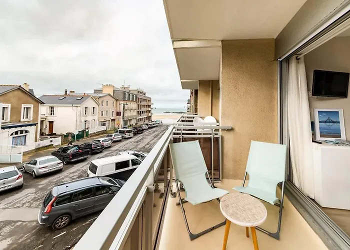 Le Rochebonne - Vue Mer - Cosy Et Renove - Plage